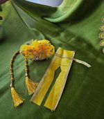 Vrindavan Yellow Pearl Mirror Dress - Image 6