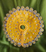 Vrindavan Yellow Pearl Mirror Dress - Image 2
